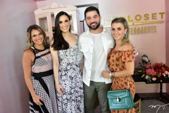 Vanessa Queirós, Giuliana Botelho, Marco Abreu e Roberta Quaranta