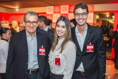 Paulo Ananias, Camila Moreira e Lúcio Salazar