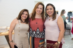 Meyra Galdino, Fernanda Moreno e Cleide Santos
