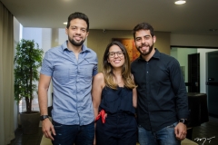 João Victor Martins, Marcela Abreu e Pedro Rocha