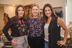 Cristiane Faria, Andréa Delfino e Ana Virgínia Martins