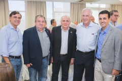 Adriano Daede, Marcos Soares, Ricardo Sabatini, Carlos Prado e Aluísio Ramalho Filho