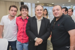 Gustavo Ponte, João Victor Cruz, Cristovam Buarque e Fábio Torres