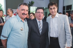 Artur Bruno, Flávio Jucá e Hugo Figueiredo