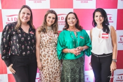 Luciana Colares, Emília Buarque, Sandra Costa e Aline Ferreira