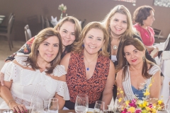 Andrea Bonorandi, Lina Mendonça, Andréa Delfino, Danielle Pinheiro e Sônia Praça