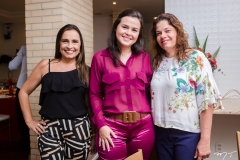 Paula Holanda, Renata Valentim e Carmem Sampaio