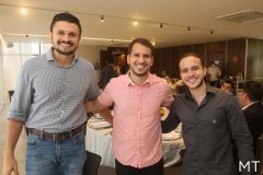 Caio Soares, Rodrigo Peres e Breno Costa.