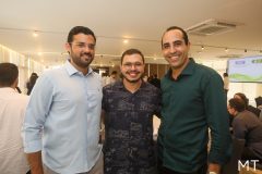 Leonardo Amaral, Israel Bayer e Danilo Lobo.