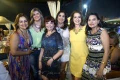 Isabel Leitão, Micheline Pinheiro, Christiane Leite, Isabelle Leitão, Márcia Andréa e Cirlângela Maurício