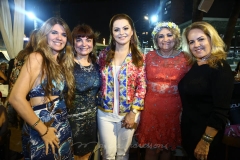 Roberta Ramos, Christiane Leite, Lúcia Praciano, Vera Costa e Conceição Guimarães