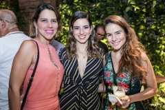 Ana Carolina Fontenele, Ticiana Parente e Gina Costa Lima