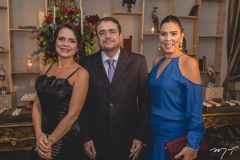 Cristina Costa Lima, José Leite e Suzana Costa Lima