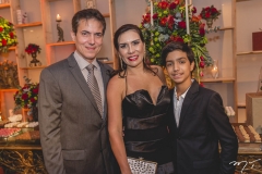 Leonardo, Anne e Lucas Alcântara