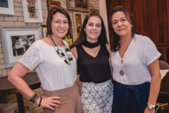 Paula Castro, Isabella Brasil e Guiomar Feitosa