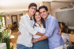 Rafael, Elisa e Victor Oliveira