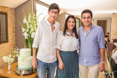 Rafael, Elisa e Victor Oliveira