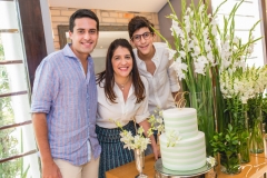 Victor, Elisa e Rafael Oliveira