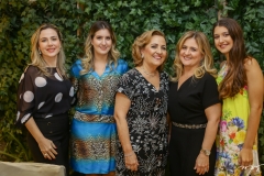 Suyane Dias Branco, Andrea Libman, Gorete Vieira, Cristiane Sousa e Thais Libman