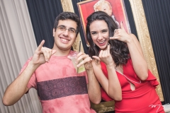 Gustavo Adjafre e Talita Bezerra