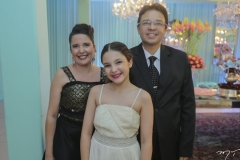 Cristiane, Beatriz e Antônio Carlos Castro