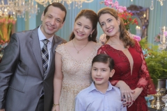 Fredy, Natália, Arthur e Vivian Albuquerque