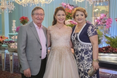 Otávio, Natália e Telma Albuquerque