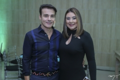 Rodrigo Maia e Lia Pinheiro