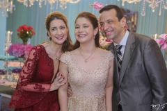 Vivian, Natália e Fredy Albuquerque