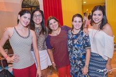 Gabriela Rolim, Fernanda Cunha, Susana Vieira, Patrícia Feitosa e Priscilla Leal