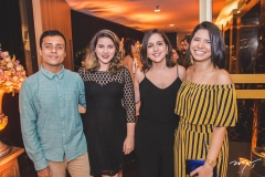 Cláudio Félix, Rochele Silveira, Mariana Ferreira e Samantha Maramalgo