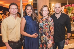 Gabriel Albuquerque, Anelise Blum, Carol Timbó e Bruno Valente