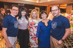Racine Mourão, Rosalinda Pinheiro, Solange Maia, Neuma Figueiredo e Roberto Pamplona