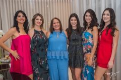 Andréa Mendonça, Adriana Arrais, Cileide Carvalho, Luana Arrais, Lisa Simonetto e Letícia Arrais