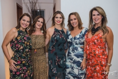 Luciana Cherry, Adriana Bezerra, Adriana Arrais, Paola Studart e Alexandra Pinto