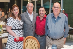 Aline Félix Barroso, Lúcio Alcântara, Igor Barroso e Régis Barroso