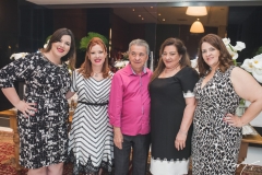 Lívia Pádua, Aline Félix Barroso, João Félix, Vera Félix e Cláudia Félix