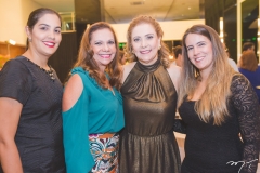 Juliana Batista, Rose Batista, Andréa Delfino e Lívia Borges
