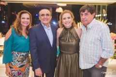 Rose Batista, Raimundo Delfino, Andréa Delfino e Eliseu Batista