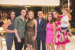 Talita Ximenes, Fernando Ximenes, Andréa Delfino, Raimundo Delfino, Larissa Delfino, Bruna Delfino e Arthur Delfino