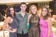 Talita Ximenes, Fernando Ximenes, Andréa Delfino e Larissa Delfino