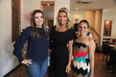 Karine Diniz, Anelisa Barreira e Cris Mota