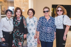Maria Esteves, Zeneide Fujita, Bárbara Freire, Gabriela Castro e Ana Flávia Vasconcelos