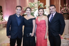 Fabiano Lima, Ticiana Coelho, Rosalia Lima e Edileira Lira