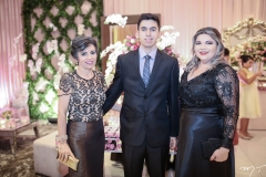 Sônia e Rafael Veras e Luciana Costa