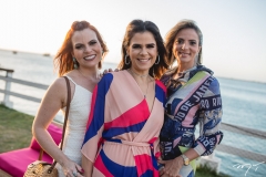 Adriana Praxedes, Niedja Bezerra e Michelle Aragão