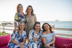 Cristiane Acioly, Michelle Aragão, Carla Nogueira, Ana Zélia Gadelha e Germana Mendes