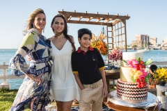 Michelle, Bianca e Xande Aragão