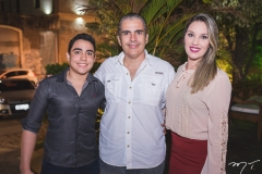 Caio Filho, Caio Bezerra e Tamara Vinhas