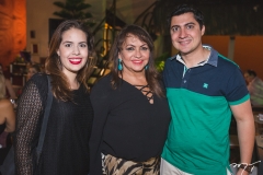Camila Melo, Carmen Cinira e Ariel Fonteles